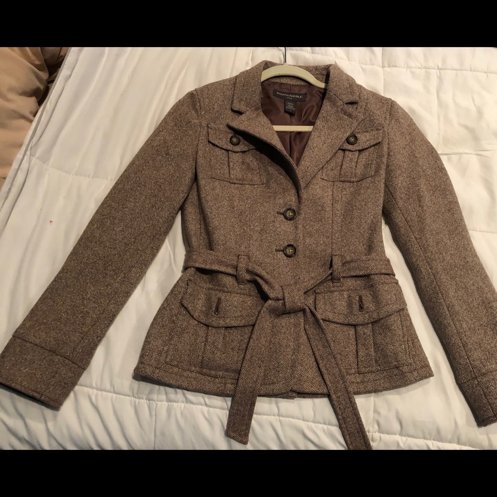 Ladies Banana Republic Tweed Jacket